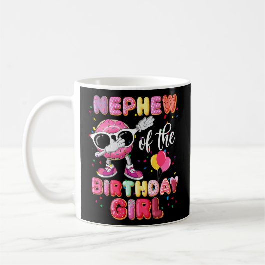 Mug Néphie De La Fille D'Anniversaire Drôle Drôle Dabb (Gauche)