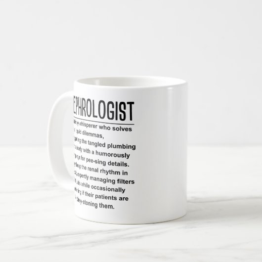 Mug Néphrologiste (Devant gauche)