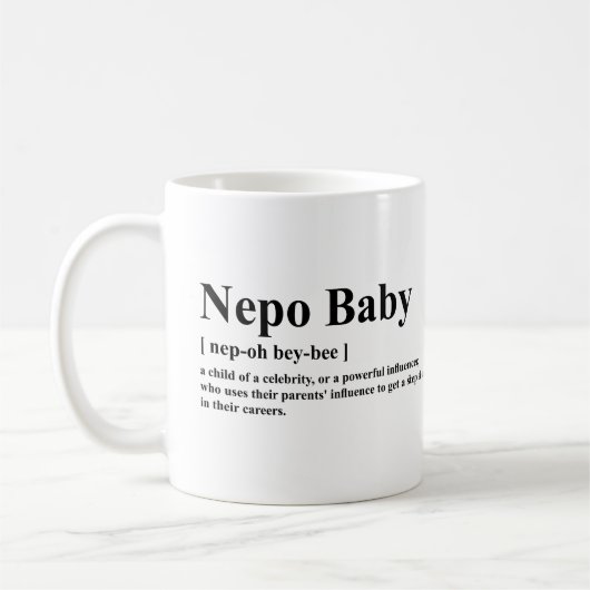 Mug Nepo Baby Signification (Gauche)