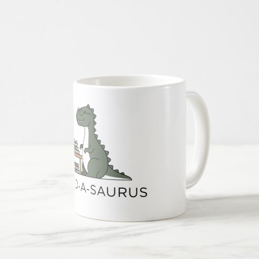 Mug Nerd-a-Saurus (Devant droit)