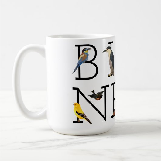 Mug Nerd d'oiseaux (Gauche)