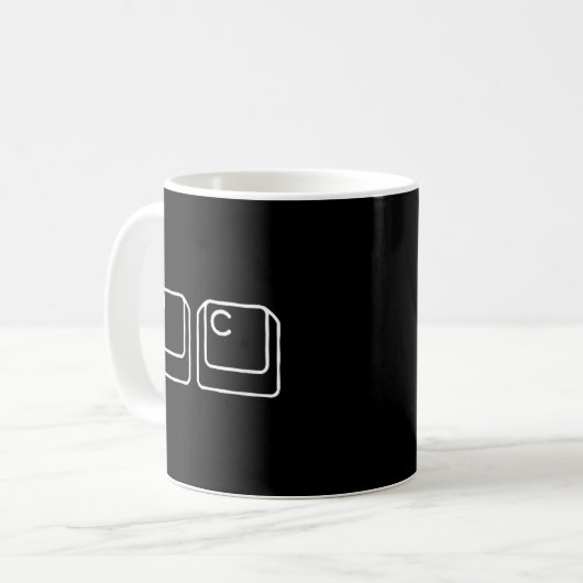 Mug Nerd Papa Ctrl C Copier Collage Correspondance (Devant gauche)
