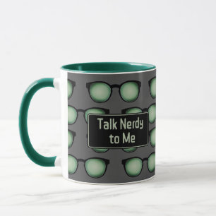 Mug Nerd plaisanterie - Lunettes et programmateur info