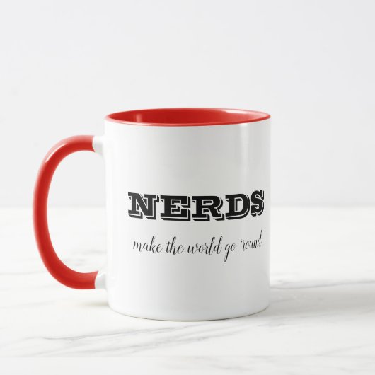 Mug NERDS font tourner le monde (Gauche)