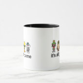Mug Nerds LOONEY TUNES™ - Tous Geeks pour moi (Centre)