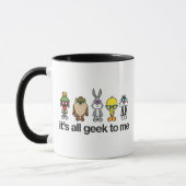 Mug Nerds LOONEY TUNES™ - Tous Geeks pour moi (Gauche)