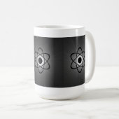 Mug Nerdy boug atomique, gris (Devant droit)