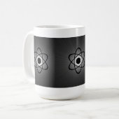 Mug Nerdy boug atomique, gris (Devant gauche)