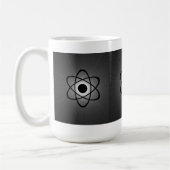 Mug Nerdy boug atomique, gris (Gauche)