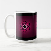 Mug Nerdy boug atomique, rose (Gauche)