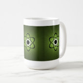 Mug Nerdy boug atomique, vert (Devant droit)