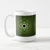 Mug Nerdy boug atomique, vert (Gauche)
