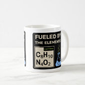 Mug Nerdy Gift for Coffee Lovers Fueled by the Element (Devant droit)