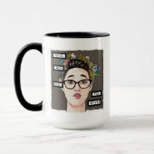 Mug Nerdy Girls dirigent le monde (Gauche)