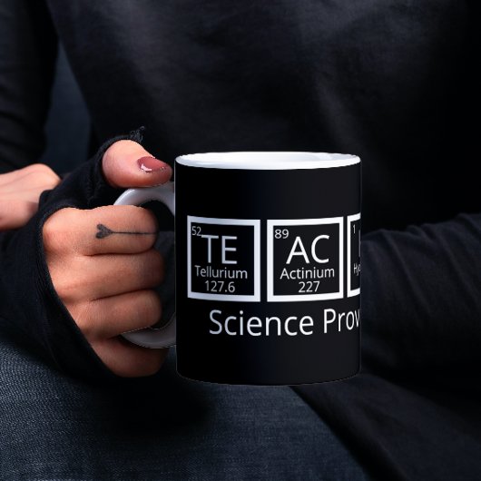Mug Nerdy Humour de professeur de sciences Tableau pér