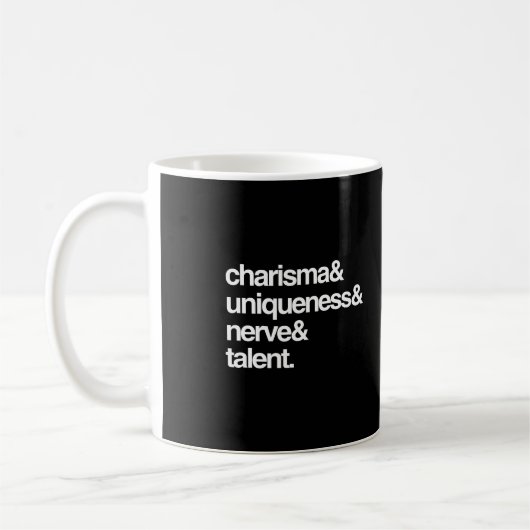 Mug Nerf et talent d'unicité de charisme (Gauche)