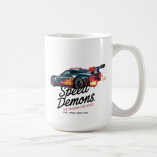 Mug Nés pour courir, forcés de travailler (Droite)
