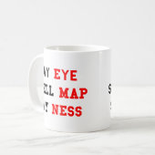 Mug Ness de la carte des yeux (Devant gauche)