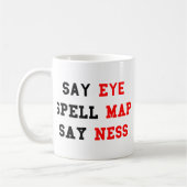 Mug Ness de la carte des yeux (Gauche)