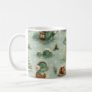 Mug Nessie de Noël Monstre du Loch Ness Confortable Cr