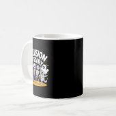 Mug N'est pas effrayant professeur Skeleton Ghost mign (Devant gauche)