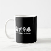 Mug N'est pas effrayant professeur Skeleton Ghost mign (Gauche)