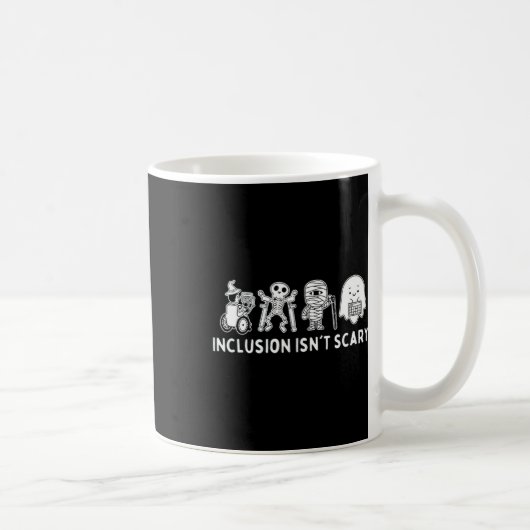 Mug N'est pas effrayant professeur Skeleton Ghost mign (Droite)