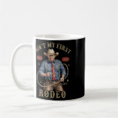 Mug N'est pas mon premier rodéo Western Cowboy Funny T (Gauche)