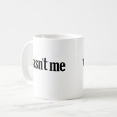Mug N'était pas je (Devant gauche)