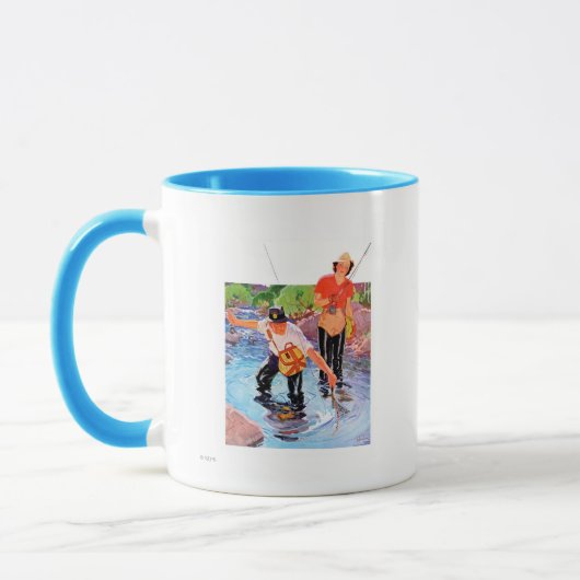Mug Netting A Fish par R.J. Cavaliere (Gauche)