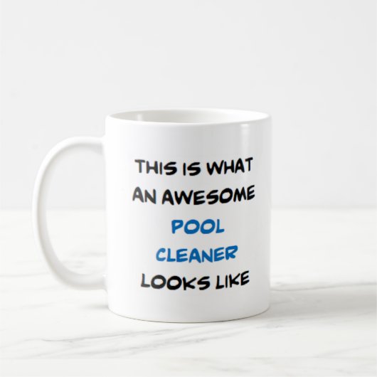 Mug nettoyage de piscine, génial (Gauche)