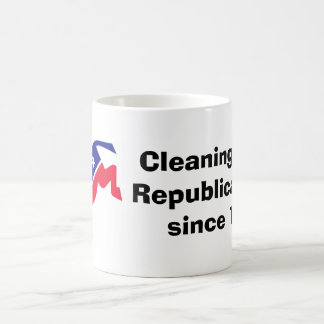 Mug Nettoyant le désordre républicain depuis 1932.