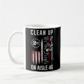 Mug Nettoyer Sur Aisle 46 Nous Le Peuple Drapeau Améri (Gauche)