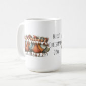 Mug Neuf Dames Fantaisistes Dançant 12 Jours 15oz (Devant gauche)