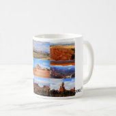 Mug Neuf icônes de paysage de l'Utah (Devant droit)