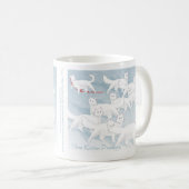 Mug Neuf Kitties qui dansent... Vacance (Devant droit)