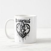 Mug Neuf morts sur glace - Masque de Saint-Valentin (Gauche)
