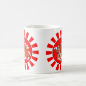 Mug Neuf ont coupé la queue Fox rouge (Kitsune) (Centre)