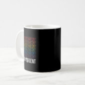 Mug Neurodivergent Neurodiversité Rainbow Adhd Asd (Devant gauche)