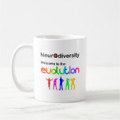 Mug Neurodiversité Bienvenue dans l'Évolution (Gauche)