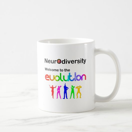 Mug Neurodiversité Bienvenue dans l'Évolution (Droite)
