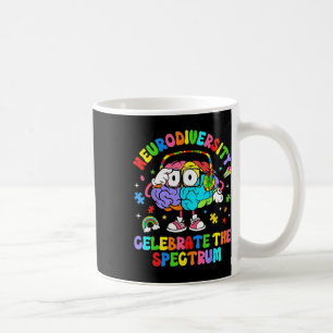 Mug Neurodiversité Célébrer le spectre du cerveau auti