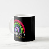 Mug Neurodiversité Spectre de l'autisme Asd Adhd Rainb (Devant gauche)