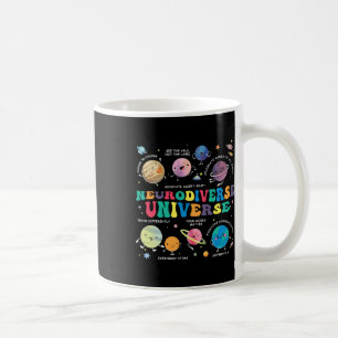 Mug Neurodiversité Universe Planète spatiale Autiste A