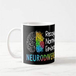 Mug Neurodiversity, Celebrate the Spectrum. The Brain