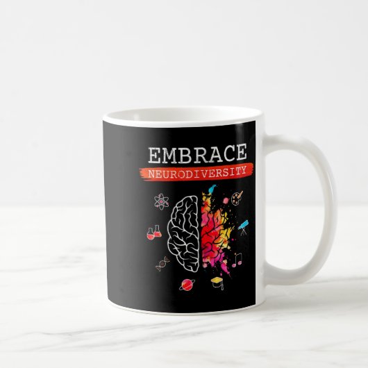 Mug Neurodiversity Embrace Adhd Autism Asd Awareness G (Droite)