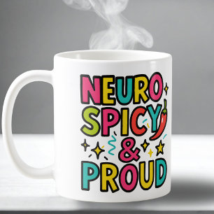 Mug Neuroépicé et Fier – Fierté Neurodivergente Brilla