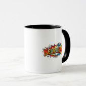 Mug Neuroépicé Funny Retro Bande Dessinée ADHD Autisme (Devant droit)
