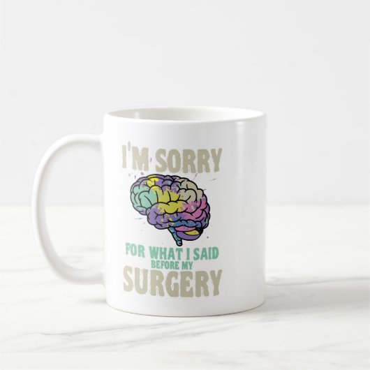 Mug Neurologue Neurochirurgien Préchirurgie Chirurgien (Gauche)