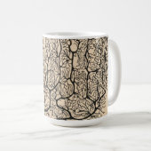 Mug Neuron Drawing By Santiago Ramón Y Cajal (Devant droit)